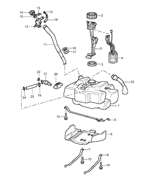 (New) 911/Boxster Fuel Pump 1997-01