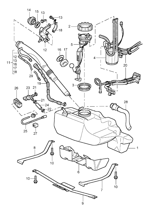 (New) 911 Suction Jet Pump Set 1998-05