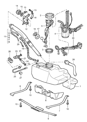 (New) 911 Suction Jet Pump Set 1998-05
