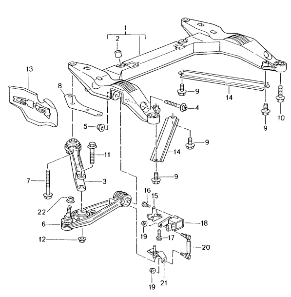 (New) 911 Headlight Level Sensor 1999-05