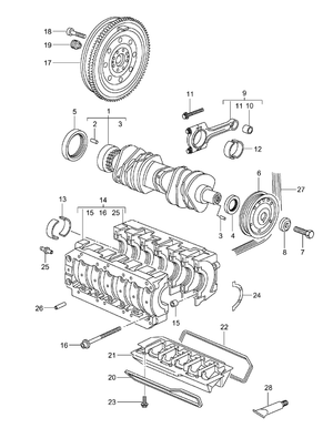 (New) 911/Boxster/Cayenne Engine Crankshaft Seal