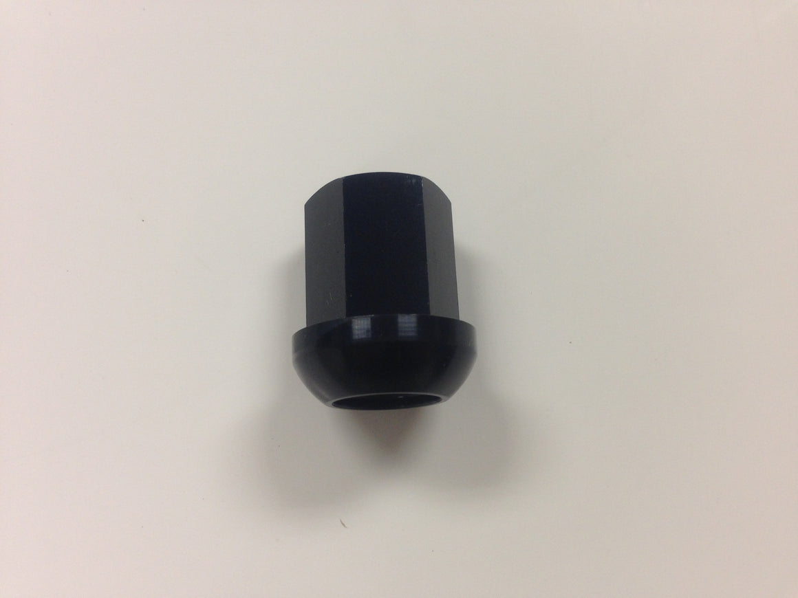 (New) 911/914/924/928/944 Black Alloy Lug Nut - 1968-98