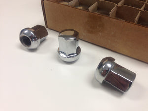 (New) Set of 20 Chrome Alloy Lug Nuts - Fuchs Wheel