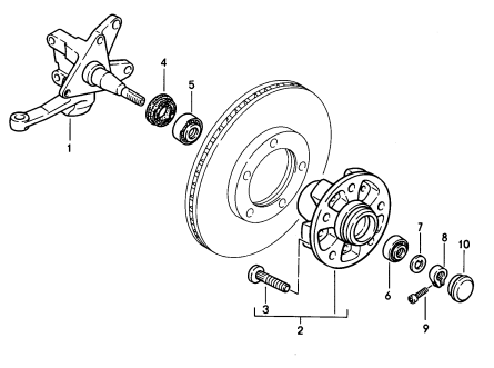 (New) 944/968/928 Front Outer Wheel Bearing 1986-95