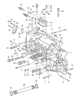 (New) 911 Engine Timing Cover Nut M6 1989-98