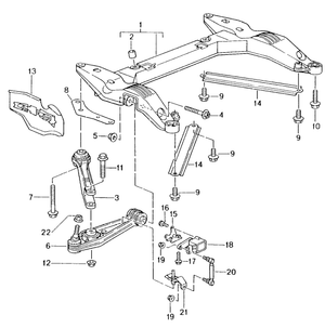 (New) 911/Boxster/Cayman Control Arm Lock Nut 1997-15