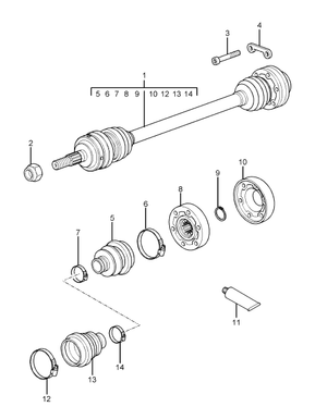 (New) 911/Boxster/Cayman Wheel Hub Nut - 1990-2012