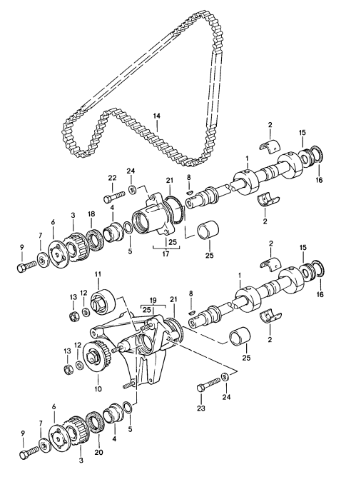 (New) 924/944/928/968 Balance Shaft Seal Lower Right 1978-95
