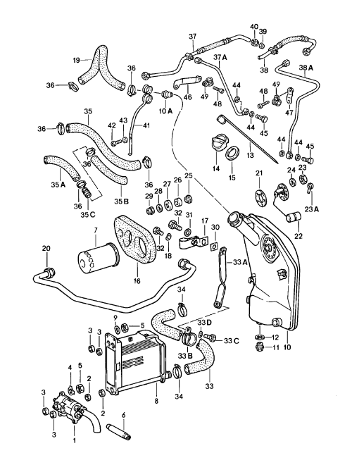 (New) 911 Chain Tensioner Oil Line Clamp Screw 1978-94