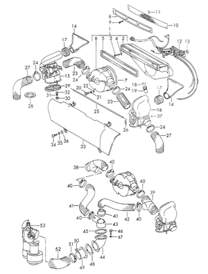 (New) 911/912 Clamp for Fresh Air Drain Tube 1965-83