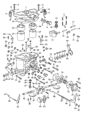 (New) Solex 40 PII-4 Carburetor Return Spring