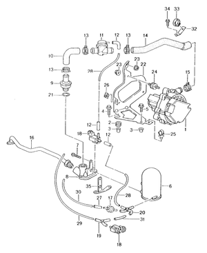 (New) 911 Air Injection Pump Rubber Mount 1999-05