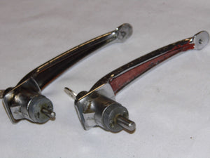 (Original) 356 Pre A / AT1 Square Edge Door Handle (Pair) - 1950-57