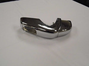 (NOS) 356 B/C Left Rear Chrome Bumper Guard w/ Exhaust Outlet - 1959-65