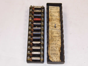 (Used) 911/912 12 Pole Fuse Box Cover 1965-68