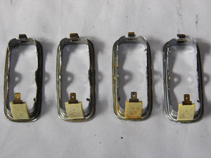 (Used) 356/911/912 Interior Light Chrome Bezel - 1962-78