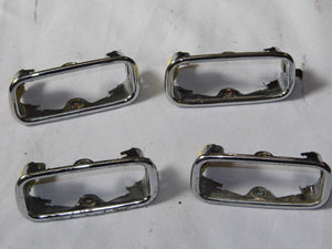 (Used) 356/911/912 Interior Light Chrome Bezel - 1962-78