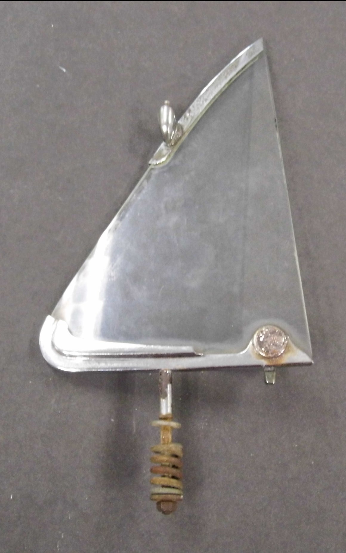 (Original) 356 B/C Coupe Left Vent Window Glass (SEKURIT) - 1960-65