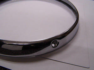 (Used) 911/912 Chrome Headlight Trim Ring for Euro H4 Headlamp - 1965-86