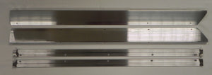 (New) 911/912 Aluminum Door Step Threshold Plate and Carpet Trim Set - 1965-73