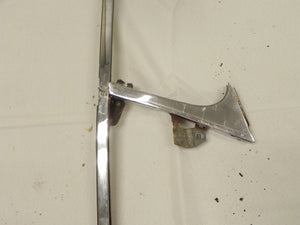 (Used) 911/912 Coupe SWB Early Brass Passenger's Side Partial Vent Window Frame - 1965-67