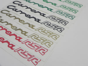 (New) 911 "Carrera RSR" Rear Duck-Tail Engine Lid Decal