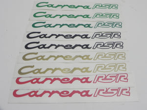 (New) 911 "Carrera RSR" Rear Duck-Tail Engine Lid Decal