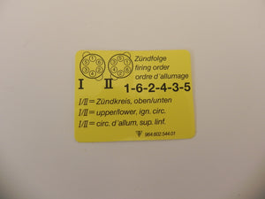 (New) 964 Engine Compartment Decal Set 1989-94