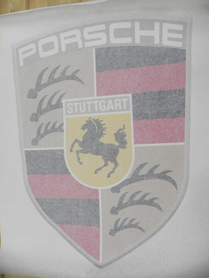 (NOS) Large Porsche Crest Dealer Decal