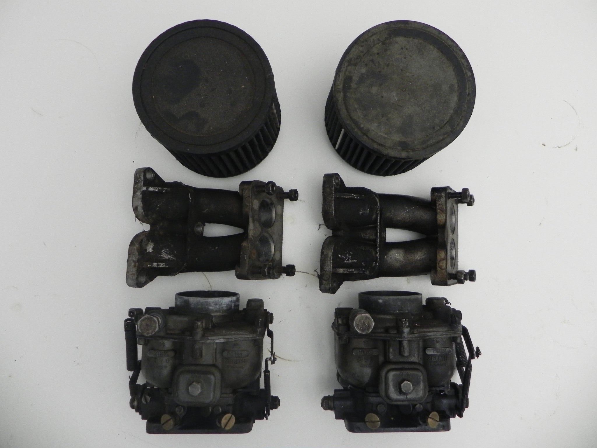 Used) 356 C Pair of Zenith 32 NDIX Carburetors - 1964-65