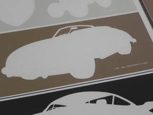 "3 Porsches" Poster Limited Edition