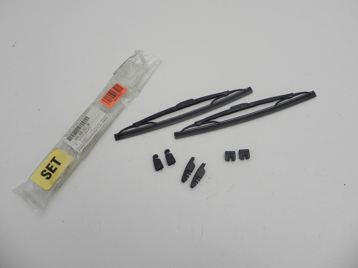 (NOS) 356 Pair of Black Replacement Wiper Blades - 1959-65