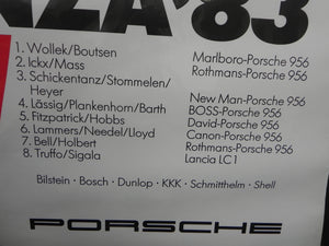 (Original) Porsche-Sieg 1000KM Monza '83 Poster