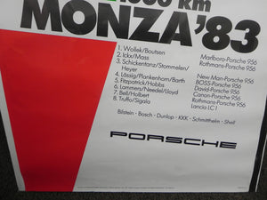 (Original) Porsche-Sieg 1000KM Monza '83 Poster