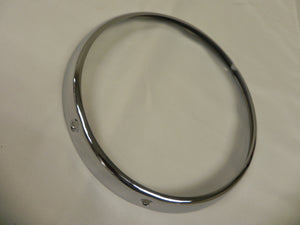 (New) 911/912 Chrome Headlight Trim Ring for Euro H4 Headlamp - 1965-86