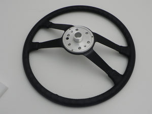 (New) 356/911/912 Leather 390mm VDM Steering Wheel - 1959-73