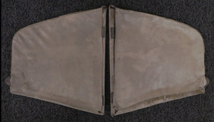 (Used) 356 Cabriolet Soft Top Interior Quarter Panel Pair with Tan Vinyl Covers 1957-65