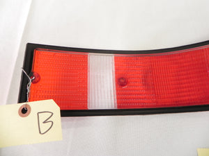 (Original) 911/912E/930 Bosch USA Rear Right Taillight Lens w/ Black Trim - 1973-89