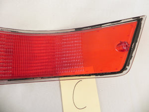 (Original) 911/912E/930 Bosch USA Rear Right Taillight Lens w/ Black Trim - 1973-89