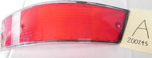 (Original) 911/912E/930 Bosch USA Rear Left Taillight Lens w/ Black Trim - 1973-89