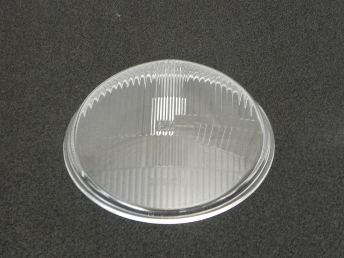 (New) 911/912E/930 Bosch H4 Clear Fluted Headlight Lens - 1970-89
