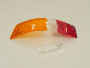 (New) 911/912 Left Side Euro Amber/Red/White Tail Light Lens - 1965-68