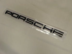 Black "PORSCHE" Letterset