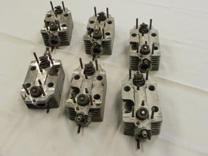 (Used) 911T Complete Set of 6 MFI Cylinder Heads - 1972-73