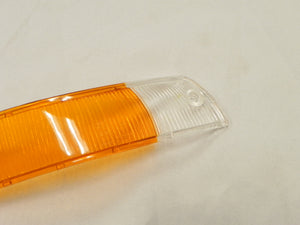 (New) 911/912 Euro Amber/Clear Front Right Turn Signal Lens - 1965-68