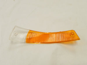 (New) 911/912 Euro Amber/Clear Front Right Turn Signal Lens - 1965-68