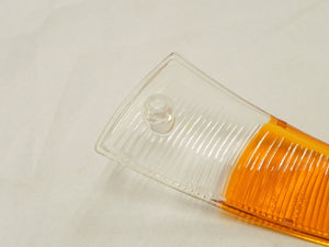 (New) 911/912 Euro Amber/Clear Front Right Turn Signal Lens - 1965-68