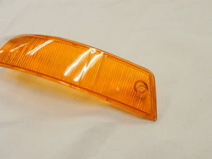 (New) 911/912 Euro Amber/Clear Front Left Turn Signal Lens - 1965-68