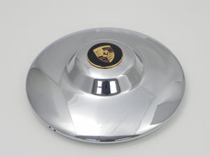 (New) 356 A/B Concours-Quality Super Hubcap with Gold Enameled Crest - 1950-63