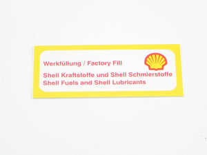 (New) 911 Shell Air Cleaner Housing Sticker - 1973-83